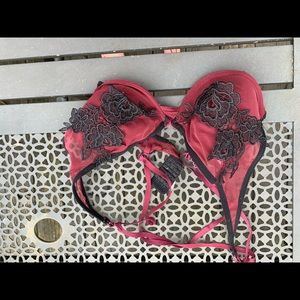 Forever 21 Red and Black Bralette